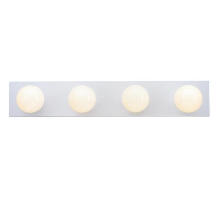 Westinghouse Four-Light Indoor Bath Bar White 6659500